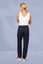 Vassalli Slim Leg Ankle Grazer Full Elastic Waist Pants Ink Carousel 4