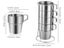 4 Pcs Stainless Steel Coffee Mugs Set with a Stainless Steel Holder Outdoor Picn Carousel 3