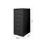 5 Drawers Portable Cabinet Rack Storage Steel Stackable Organiser Stand Black Carousel 3