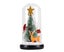 Christmas Tree in Glass Dome Small Christmas Tree Lighting Desktop Ornament G Carousel 1
