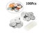 100Pcs 25mm 32mm 37mm 44mm 58mm 75mm DIY Badge Button Parts Supplies For Carousel 3