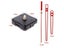 41# Quartz Clock Movement Mechanism Hands Wall Repair Tool Parts Silent Kit Set Carousel 5