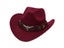 Western Cowboy Hat Tibetan Style Top Ladies Hat Roll Brim Cowgirl Cap Jazz Carousel 7