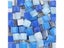 100g Mixed Mosaic Pieces Assorted Color Square Glitter Glass Mosaic Tiles For Carousel 1