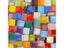 100g Mixed Mosaic Pieces Assorted Color Square Glitter Glass Mosaic Tiles For Carousel 4