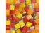 100g Mixed Mosaic Pieces Assorted Color Square Glitter Glass Mosaic Tiles For Carousel 6