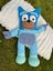 Handmade Bluey Plush – 46cm Tall – Super Soft Baby Yarn Carousel 4