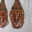 Bohemian Orange + Gold Beaded Statement Earrings Carousel 8