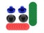 96mm 20pcs/Set Air Table Hockey Disc Tool With Pucks Pusher Flannel Mallet Carousel 1