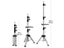 55Inch Mannequin Head Stand Adjustable Heavy Duty Wig Stand Tripod For Carousel 4