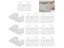 10pcs Hutches Dressers Kitchen Replacement Plastic Drawer Track Guide Cabinet Carousel 4