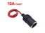 10A/15A/20A Max 200W Car Mounted Cigarette Lighter Charger Female Socket Plug Carousel 1