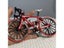 1:8 Mini Model Alloy Bicycle Diecast 19cm Metal Finger Adult Red Mini Bike Carousel 6