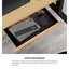 160Cm Electric Standing Desk Dual Motor Drawer Adjustable Oak Black Carousel 2