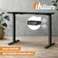 Oikiture Electric Standing Desk Frame Only Dual Motor Height Adjustable Carousel 1