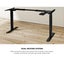 Electric Standing Desk Leg Frame Dual / Single Motor Carousel 4