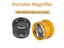 Portable Magnifier With Optical Glass Lens Loupe Small Magnifying Glass Carousel 3