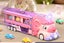 Car Toys Unicorn Toys Truck with Foldable Race Track and 6 Princess Cars Carousel 5