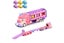 Car Toys Unicorn Toys Truck with Foldable Race Track and 6 Princess Cars Carousel 6