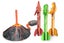 Dinosaur Rocket Launcher Toy Set Outdoor Fun Little Ones Toys for Birthday Gift Carousel 7