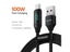 Toocki 100W USB Type C Cable For Huawei Honor Xiaomi Samsung Super Charge Fast Carousel 1