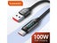 Toocki 100W USB Type C Cable For Huawei Honor Xiaomi Samsung Super Charge Fast Carousel 3