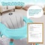 3-In-1 Baby Walker Adjustable Stroller Kids Ride On Toy Black Mint Carousel 9