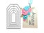 5Pcs/set Label Frame Christmas Tag Stencils Scrapbooking Photo Album Paper Carousel 3