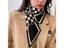 Double Knit Instant Scarf Fashion Plaid Scarf Female Autumn Winter Thick Warm Carousel 3