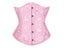 Pink Corset Underbust Top Wome Plus Size Waist Cincher Sexy Gothic Corpete Carousel 4