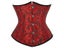 Pink Corset Underbust Top Wome Plus Size Waist Cincher Sexy Gothic Corpete Carousel 5