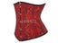 Pink Corset Underbust Top Wome Plus Size Waist Cincher Sexy Gothic Corpete Carousel 7