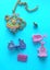 1 x POLLY POCKET Plus 69 figures Plus Extras Carousel 9