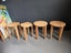 BRAND NEW SOLID OAK NEST TABLE/STOOL Carousel 6