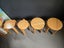 BRAND NEW SOLID OAK NEST TABLE/STOOL Carousel 7