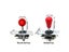 Copy Sanwa Joystick 8 Way Arcade Stick Battop Round Top 5Pins Connector For USB Carousel 4