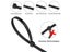 500PCS Self-Locked Nylon Cable Tie Black Plastic Wire Zip Ties Sets Fixed Carousel 5