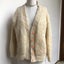 Hand knitted mohair cardigan,new, beautiful soft pastel colours Carousel 1