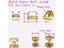 10sets Solid Brass Belt Screw Binding Chicago Book Screws Nail Stud Rivets For Carousel 3