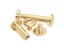 10sets Solid Brass Belt Screw Binding Chicago Book Screws Nail Stud Rivets For Carousel 5
