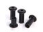10pcs M3 M4 M5 M6 M8 Black Zin Plated Large Flat Hex Hexagon Socket Head Rivet Carousel 6