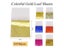 Imitation Gold Leaf Sheets For DIY Arts Craft Paper Powder Gold Foil Gilding Carousel 6