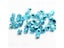 Isywaka Sale Red Copper Color 100pcs 4mm Bicone Austria Crystal Beads Charm Carousel 10