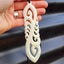 XL Natural Maori Bone Carving Pendant Necklace - Family of Korus Carousel 1