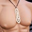 XL Natural Maori Bone Carving Pendant Necklace - Family of Korus Carousel 4