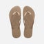 Havaianas Slim Swarovski II Crystal Flip Flops - Rose Gold Carousel 2