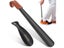Stainless Steel Long Shoe Horn Leather Long Handle Metal Shoe Lifter With Carousel 1