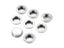 DRELD 10Pcs Stainless Steel Flat Furniture Handles Recessed Flush Pulls Finger Carousel 5