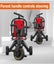Deluxe Kids Foldable Tricycle Carousel 8