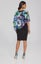 JOSEPH RIBKOFF *Designer Stunning Asymmetric Floral Poncho Overlay Dress* 8 Carousel 7